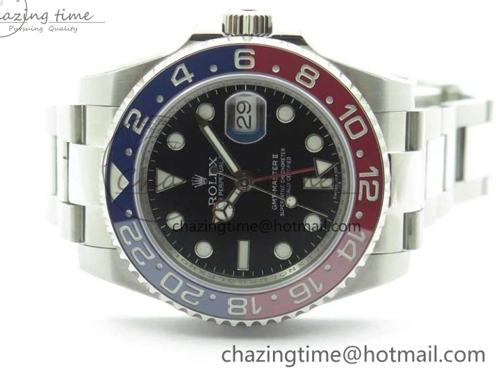 AAA Replica Watches Ceramic GMT-Master II Youthful Best Red 1:1 BLRO MAX Blue 116719 Version VRF 2795 CHS Steel SA3186 Edition 904L 1231